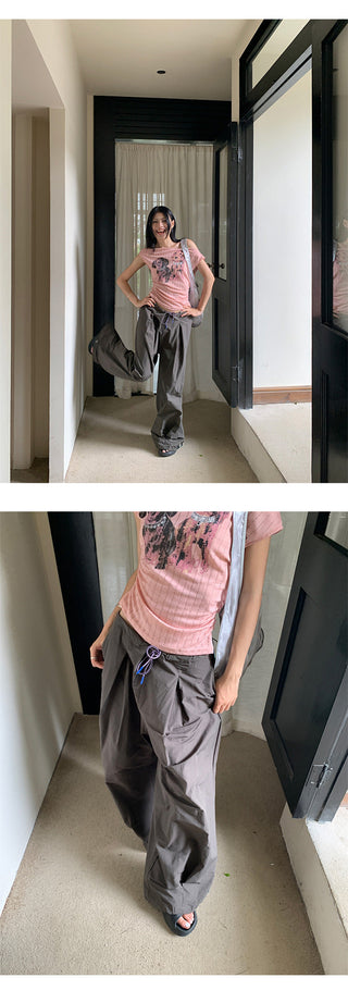 drawstring tactical pants