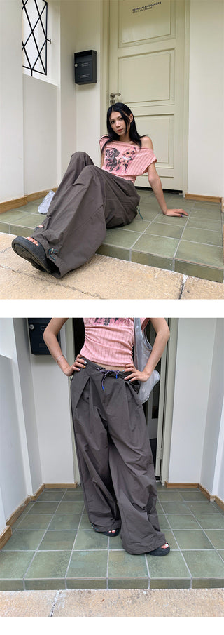 drawstring tactical pants