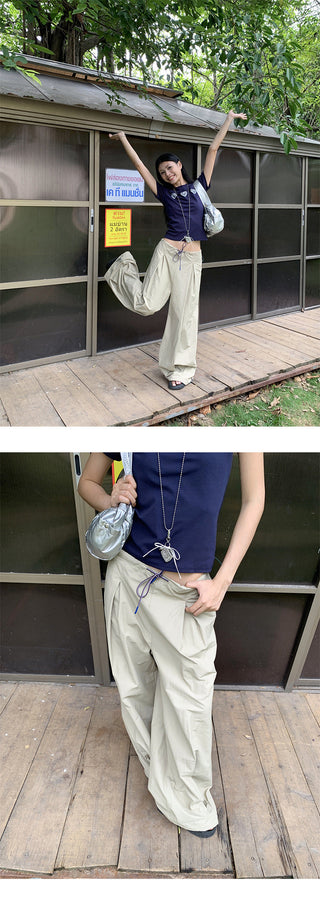 drawstring tactical pants
