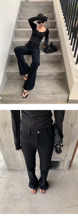 stretch bootcut pants