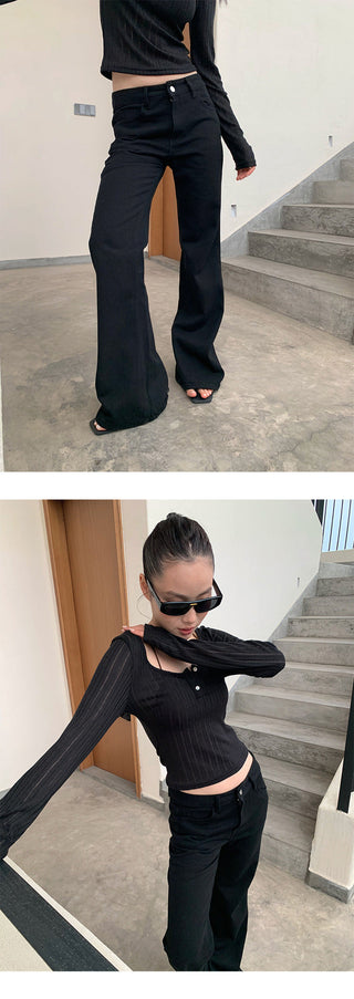 stretch bootcut pants