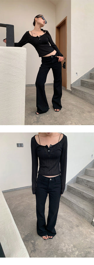 stretch bootcut pants