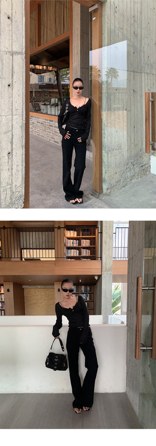 stretch bootcut pants