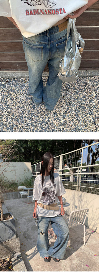 tie-dye wide pants