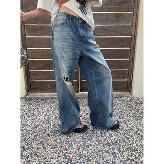tie-dye wide pants