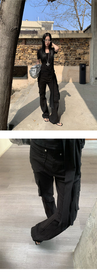 pocket bootcut jeans