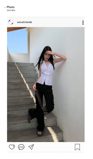pocket bootcut jeans