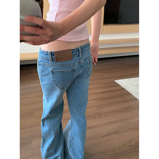 low bootcut jeans