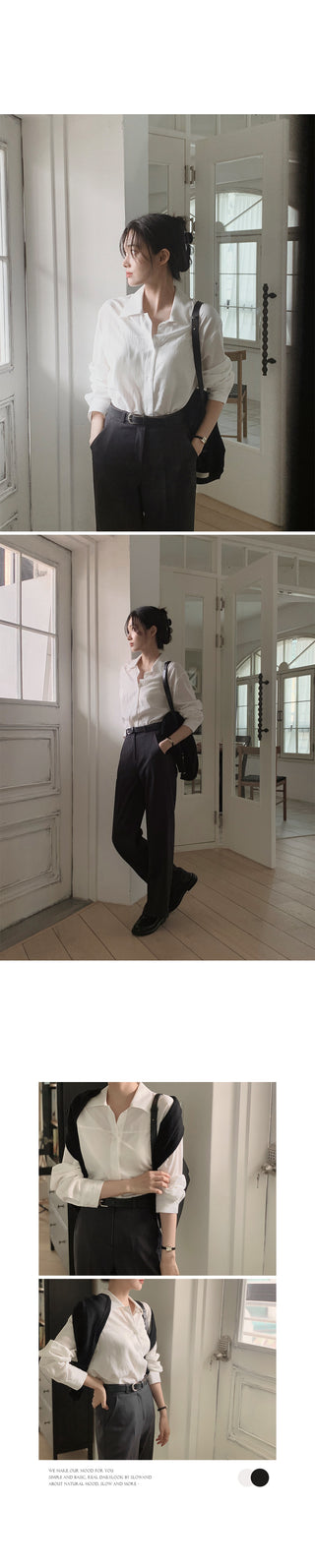 (basic/long) Straight slacks - 4 sizes