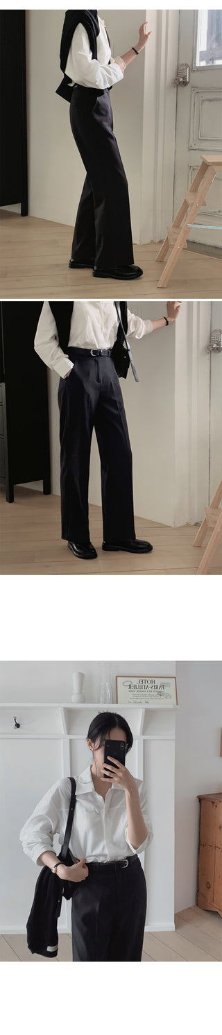 (basic/long) Straight slacks - 4 sizes