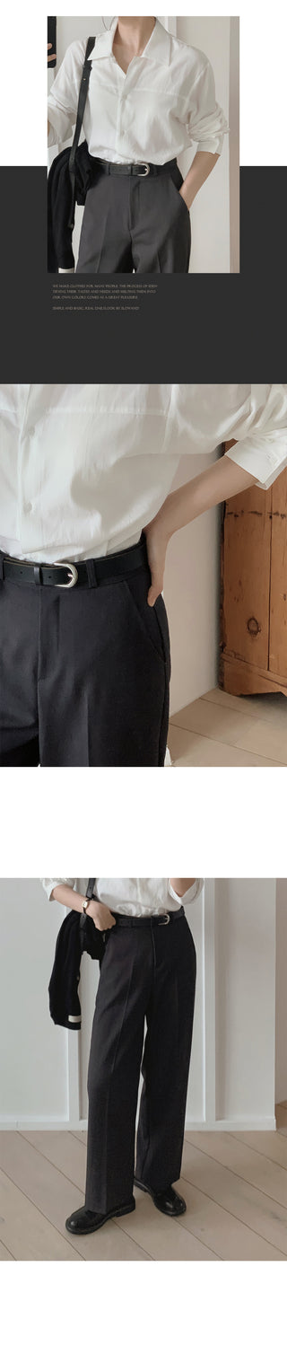 (basic/long) Straight slacks - 4 sizes