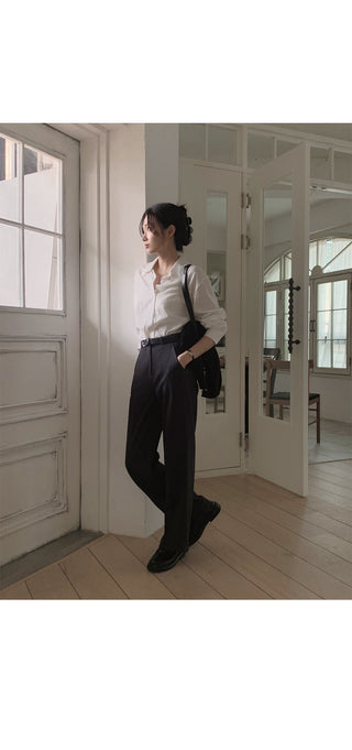 (basic/long) Straight slacks - 4 sizes