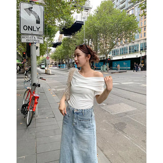 2-way short T-shirt
