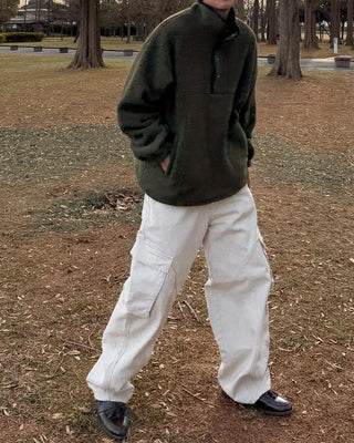 Color-block cargo pants