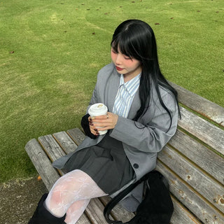 Oversized striped shirt