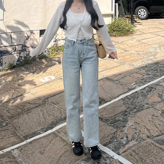 Sheer open cropped cardigan