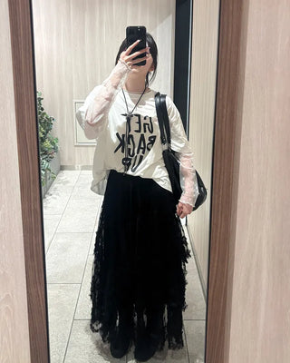 Lettering Oversized T-Shirt