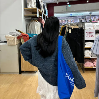 Loose-fit colored knit