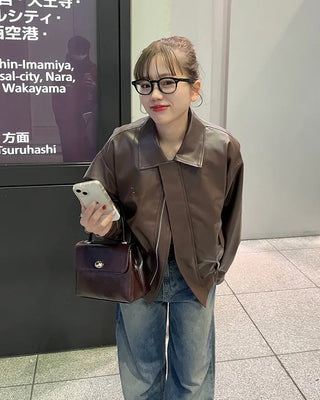 Handle Square Shoulder Bag