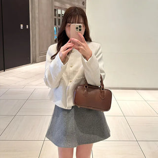 Collarless jacket