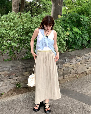 Oversized sheer shirt