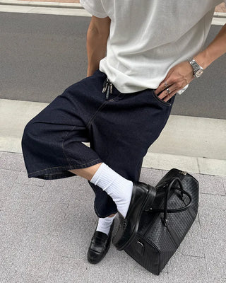 Selvedge Bermuda shorts