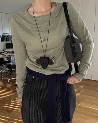 Boat neck daily t-shirt