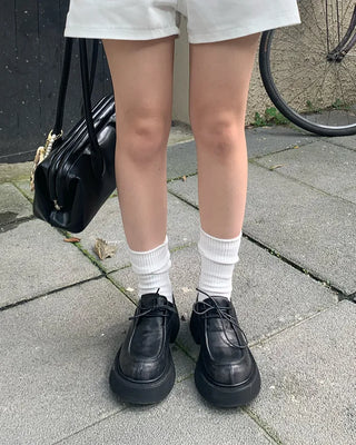 Lace-up loafers