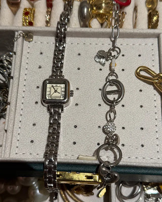 Square Metal Watch
