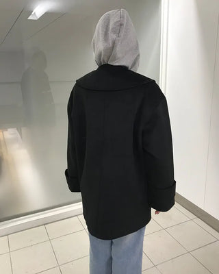 Duffle half coat