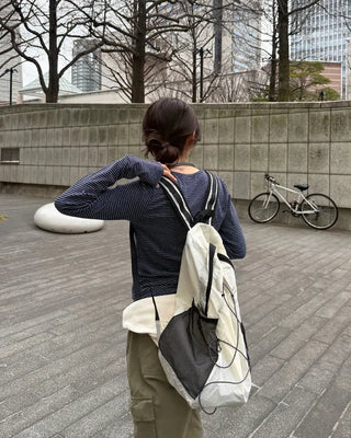 Drawstring Nylon Backpack