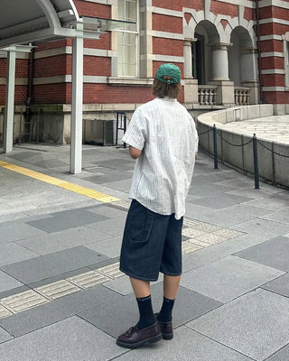 Non-Fade Carpenter Bermuda Denim