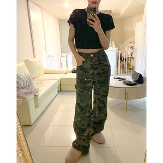 Camouflage Pattern Cargo Pants