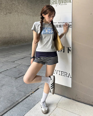 Slim Lettering T-Shirt