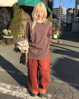 Basic long-sleeve T-shirt