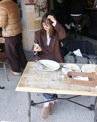 Oversized tailored jacket
