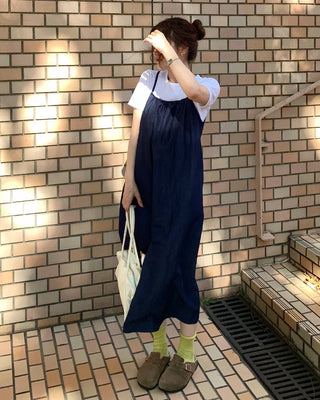 Suede texture buckle mules