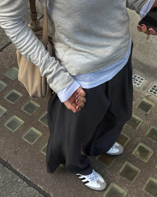 Side-button slacks