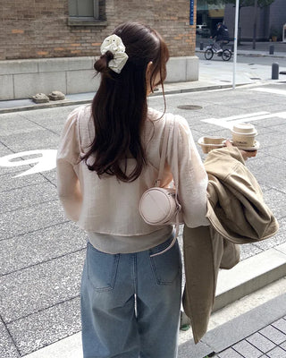 Camisole bustier and blouse set