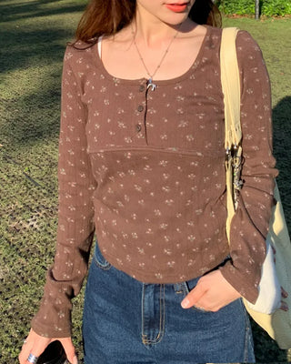 Flower Long T-shirt