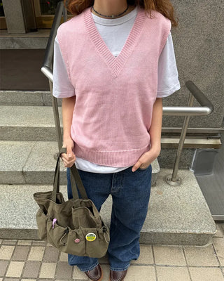 Soft String Shoulder Bag