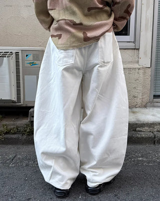 Balloon cotton pants