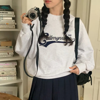 Oversized lettering sweatshirt (2c)