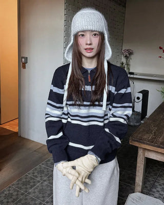 Basic knit gloves