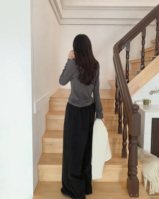 (8 colors) Basic Soft Long-Sleeve T-Shirt (Long Tee)