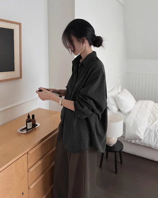Basic wool shirt