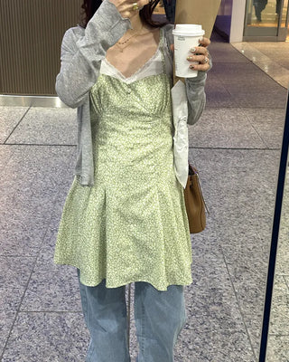 Asymmetrical sheer cardigan