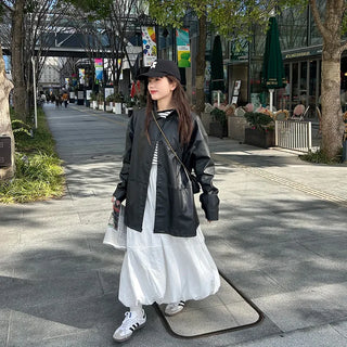 Balloon long skirt
