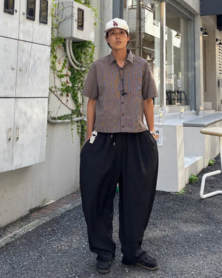 Double Pintuck Balloon Slacks