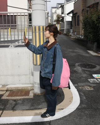 Corduroy Collar Neck Denim Jacket
